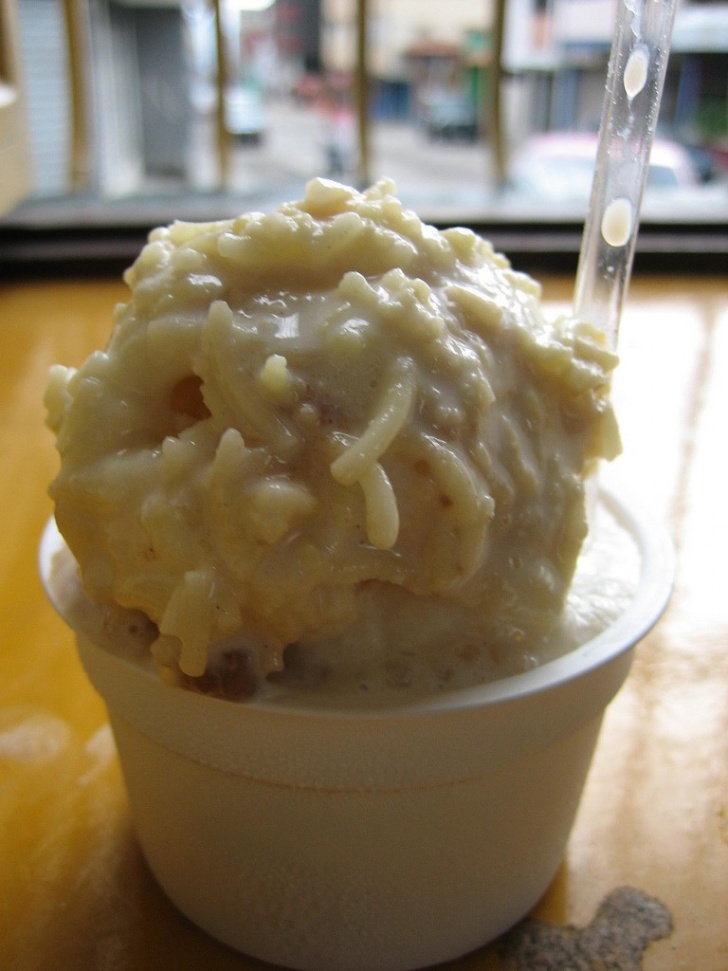Spaghetti & Cheese Ice Cream