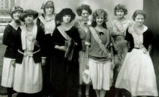 The first Miss America contest in 1921