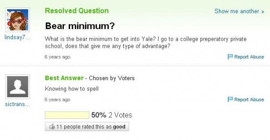 20 Funny Yahoo Answers 006