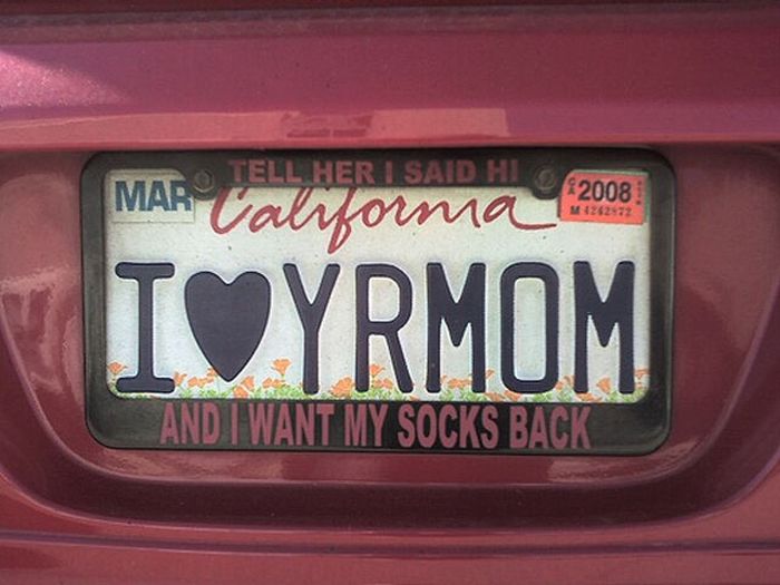 30 Funny License Plates 013