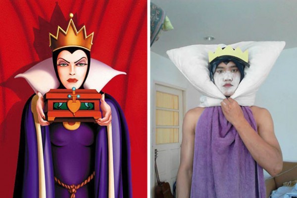 Guy Creates Low-Cost DIY Costumes From Household Objects 011