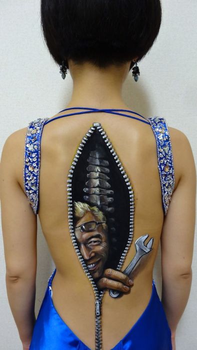 Japanese Body Paintings by Hikaru Cho 002