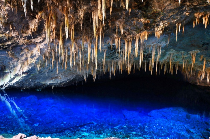 The Blue Lake Cave (Brazil)