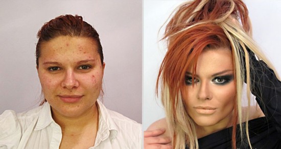 21 Mind Blowing Makeup Transformations Before and After 014