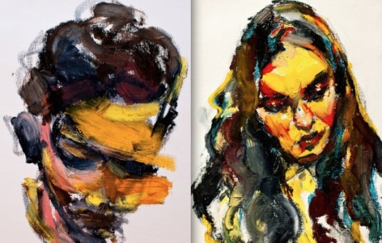 Abstract Portraits Paintings 008