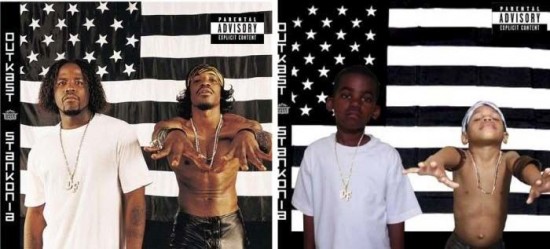 Dad Recreates Famous Album Covers with His Sons 001