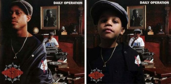 Dad Recreates Famous Album Covers with His Sons 007