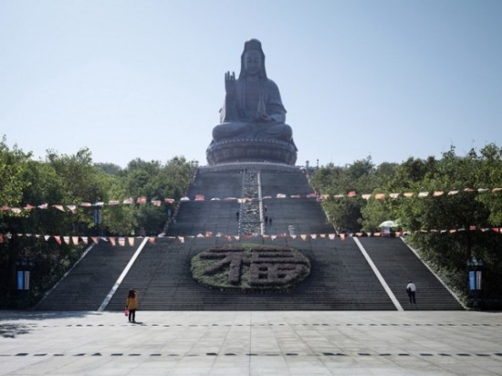 Guanyin statue. Foshan, China, 62 m