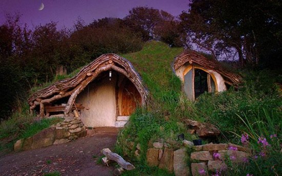 Hobbit House in Wales, UK
