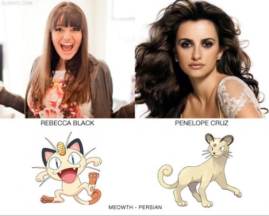 If Celebrities Were Pokemon, This Is How They Would Evolve 012