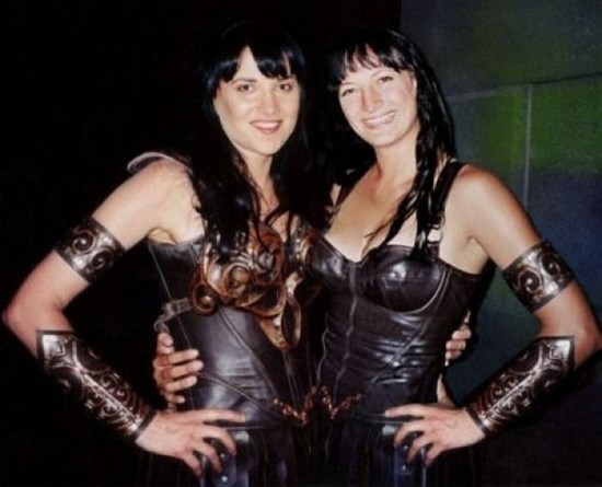 Lucy Lawless and Zoe Bell