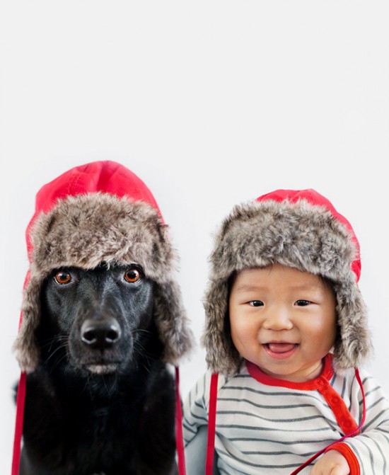 Mother Takes Adorable Portraits of Her 10-Month-Old Baby and Their Rescue Dog 007