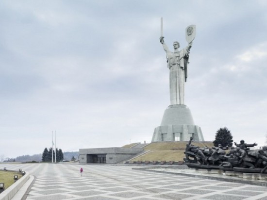 Mother of the Fatherland. Kiev, Ukraine, 62 m