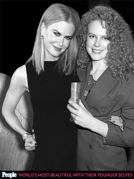 Nicole Kidman in 2013 and 1988