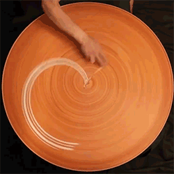 Sand Art on Spinning Potter's Wheel by Mikhail Sadovnikov 004