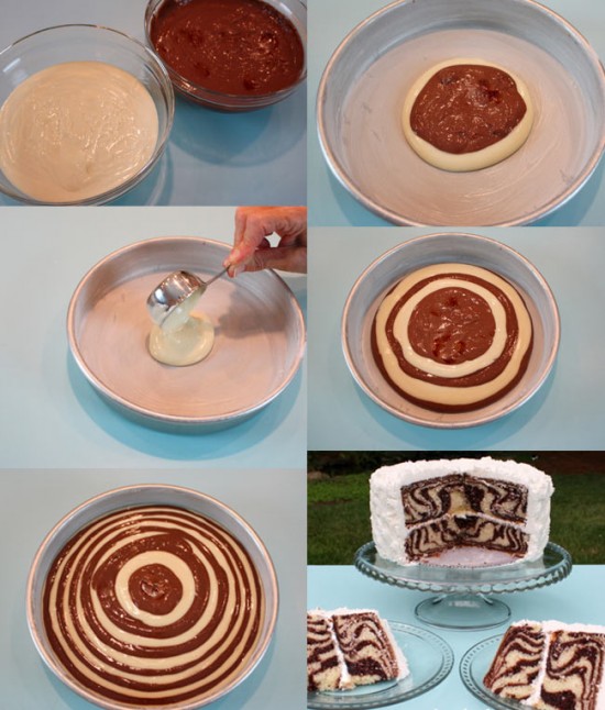 Swirly cake is actually easier than it looks