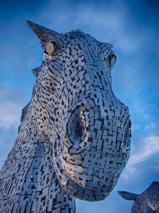 The Kelpies Scotland’s 100 ft Horse-Head Sculptures 003