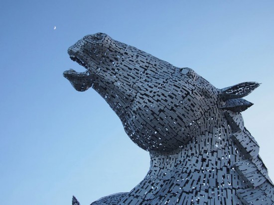 The Kelpies Scotland’s 100 ft Horse-Head Sculptures 004