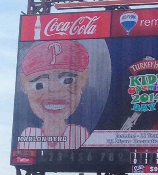 The Phillies Use Kids’ Drawings For Player Photos 005