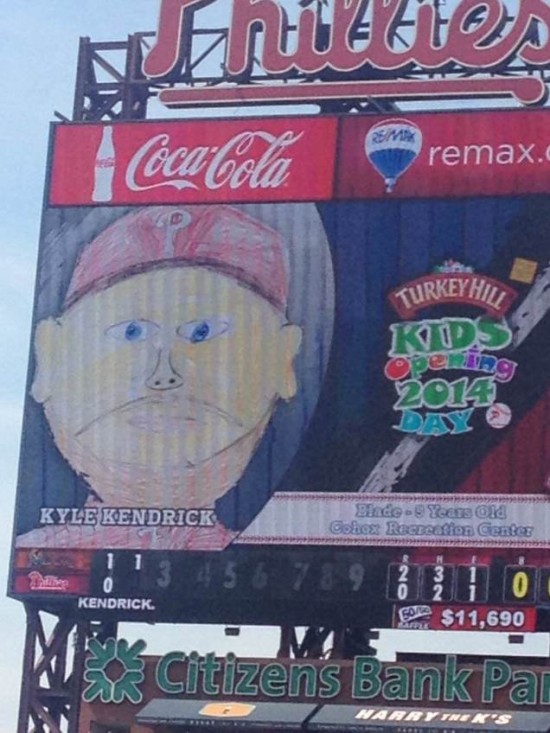 The Phillies Use Kids’ Drawings For Player Photos 009