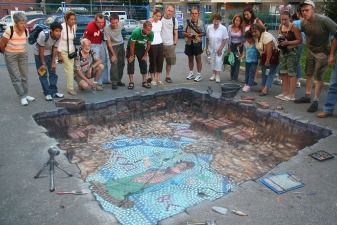 36 unbelievable 3D pavement drawings 041