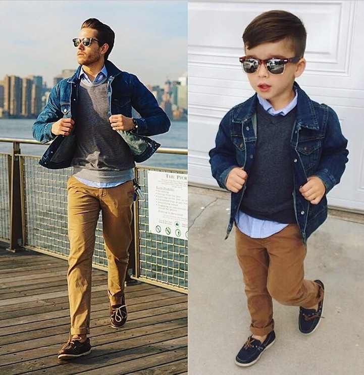 Adorable 4-Year-Old Boy Mimics Male Fashion Models 001