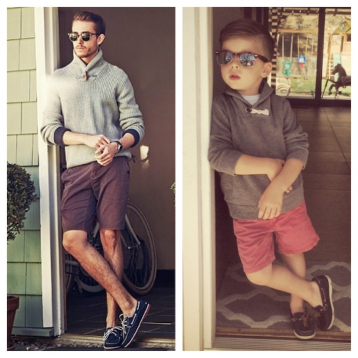 Adorable 4-Year-Old Boy Mimics Male Fashion Models 004