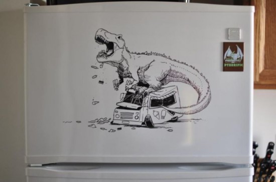 Artists Turns Refrigerators Into Epic Works Of Art 038