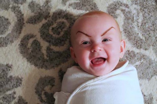 Babies With Funny Eyebrows 012