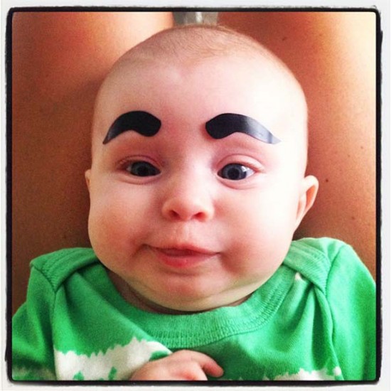 Babies With Funny Eyebrows 021