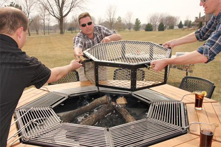 Barbecue Grill Table 005