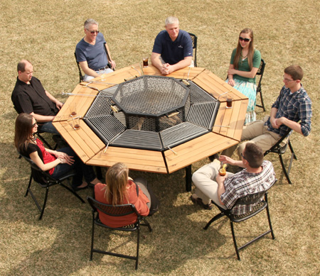 Barbecue Grill Table 008