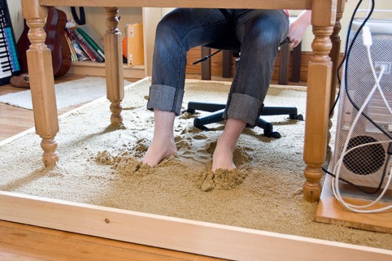 Beach Sand Under Your Work Desk1