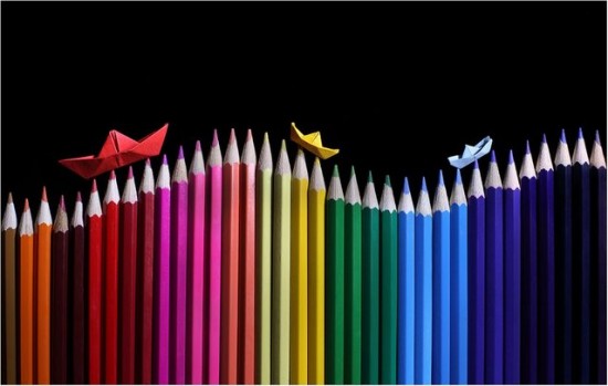 Colored Pencil and Origami Landscapes by Victoria Ivanova 006