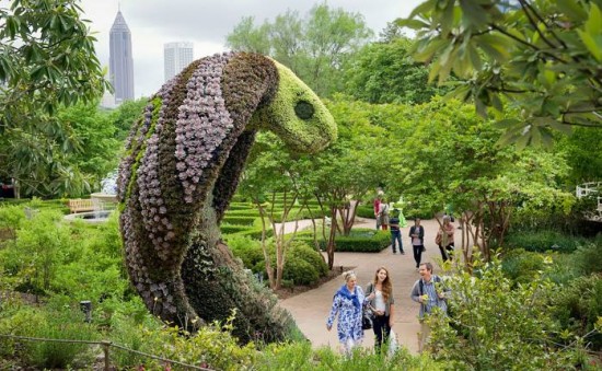 Incredible Giant Living Sculptures at Atlanta Botanical Gardens 015