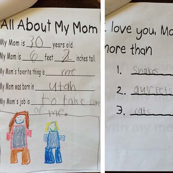 Kids Wrote Brutally Honest Cards For Their Mothers 001