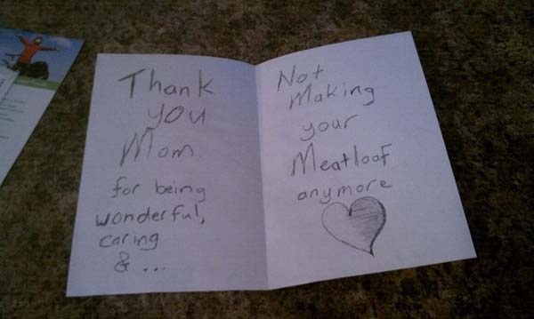 Kids Wrote Brutally Honest Cards For Their Mothers 007