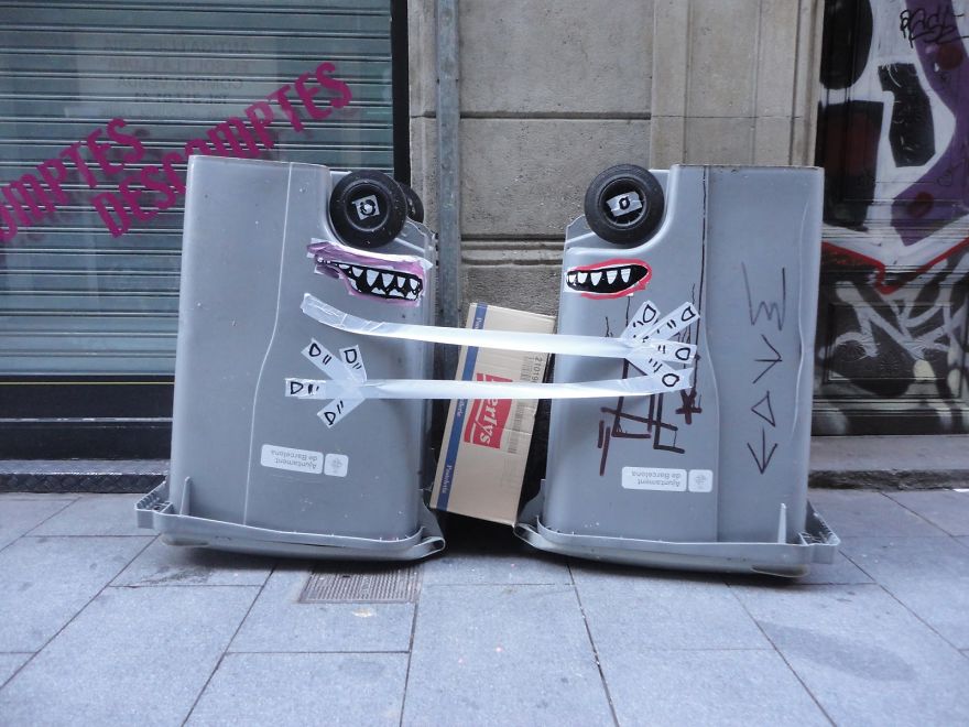 Street Artist Turns Garbage Into Wacky Monsters 008