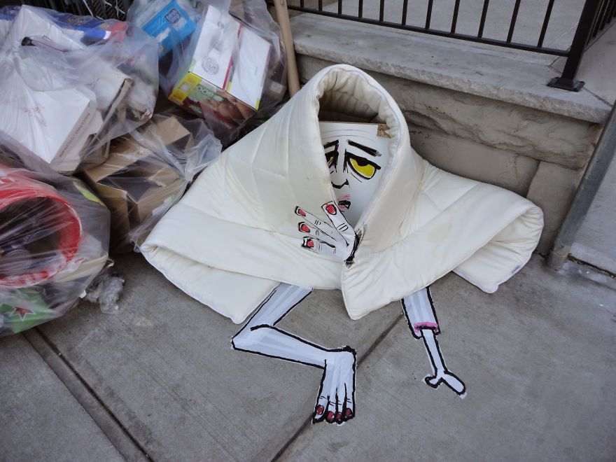 Street Artist Turns Garbage Into Wacky Monsters 009