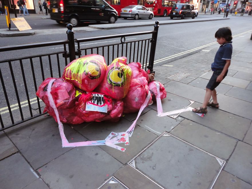 Street Artist Turns Garbage Into Wacky Monsters 012