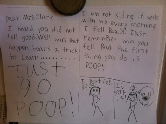 The Funniest Notes Written By Kids 009