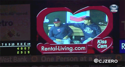 16 Absolutely Hilarious Kiss Cam Moments 002