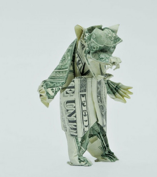 20 Cool Examples of Dollar Bill Origami 011