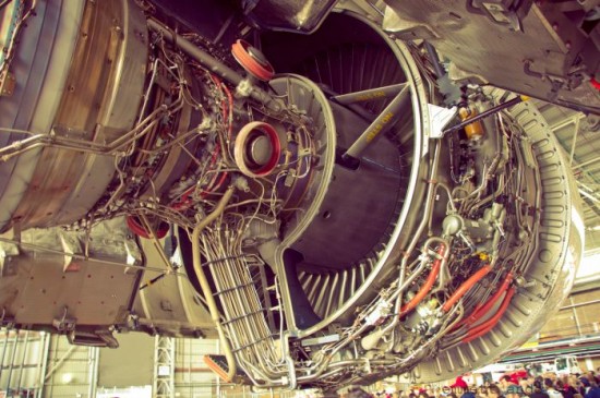 Airbus 380 engine, a Rolls-Royce Trent 900