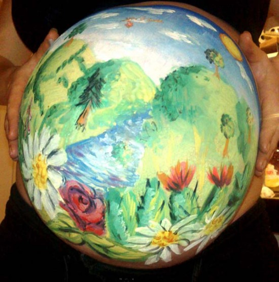 Amazing Pregnant Belly Paintings 002
