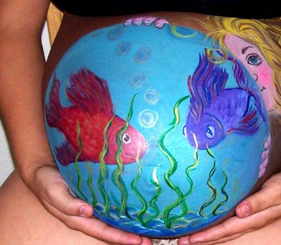 Amazing Pregnant Belly Paintings 003