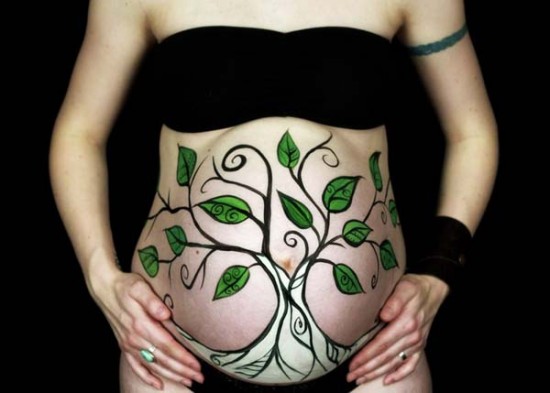 Amazing Pregnant Belly Paintings 004