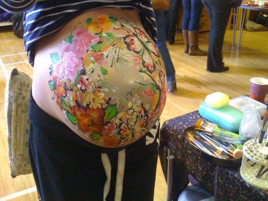 Amazing Pregnant Belly Paintings 005