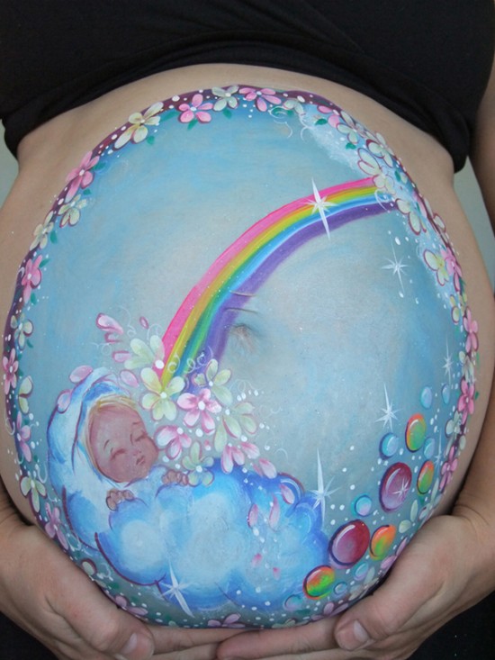 Amazing Pregnant Belly Paintings 006