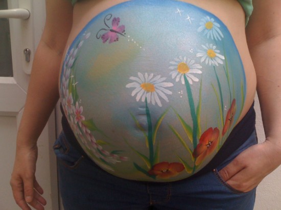 Amazing Pregnant Belly Paintings 013